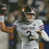 Texas State Bobcats Football Team Player Diamond Paintings