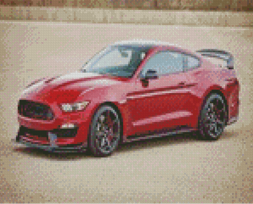 The 2017 Ford Mustang Car Diamond Paintings