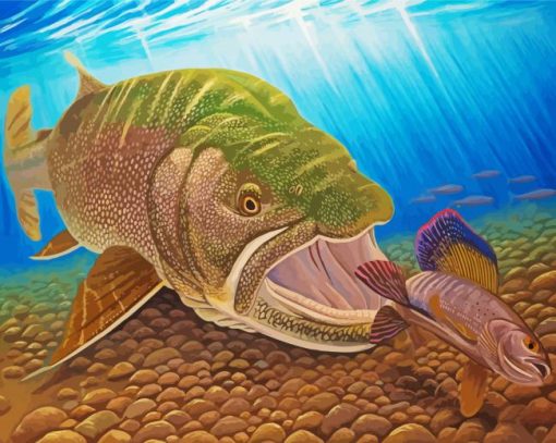 The Arctic Grayling Fish Diamond Painting