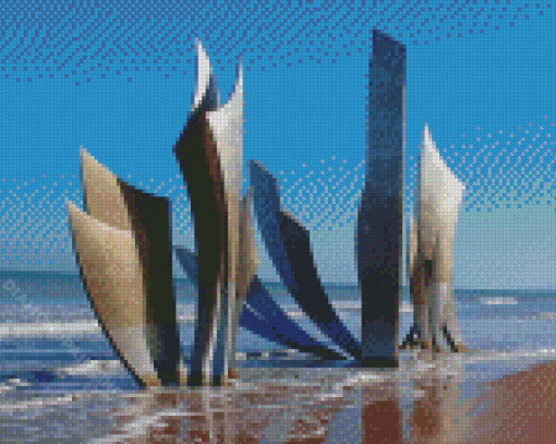 The Braves Sculpture Omaha Beach Diamond Paintings