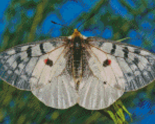 The Clodius Parnassian Butterfly Diamond Paintings
