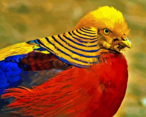 The Golden Pheasant Diamond Painting