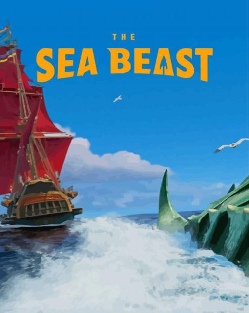The Sea Beast Film Poster Diamond Painting