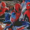 Three Spidermen No Way Home Film Diamond Paintings