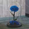 Turquoise Rose In A Dome Diamond Paintings