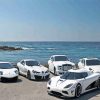 White Koenigsegg Agera Cars Diamond Painting