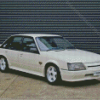 White Vintage Holden Commodore V8 Diamond Paintings