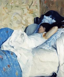 Woman Sleeping On Bed Art Diamond Painting