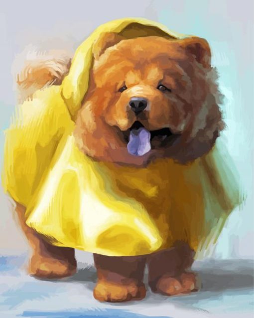 Adorable Chow Chow Diamond Painting