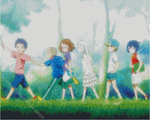 Aesthetic Anohana Diamond Paintings