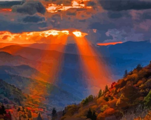 Aesthetic Great Smoky Mountains Diamond Painting