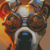 Aesthetic Steampunk Dog Diamond Paintings