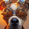 Aesthetic Steampunk Dog Diamond Painting