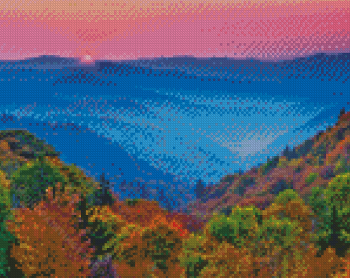 Appalachian Mountains At Sunset Diamond Paintings