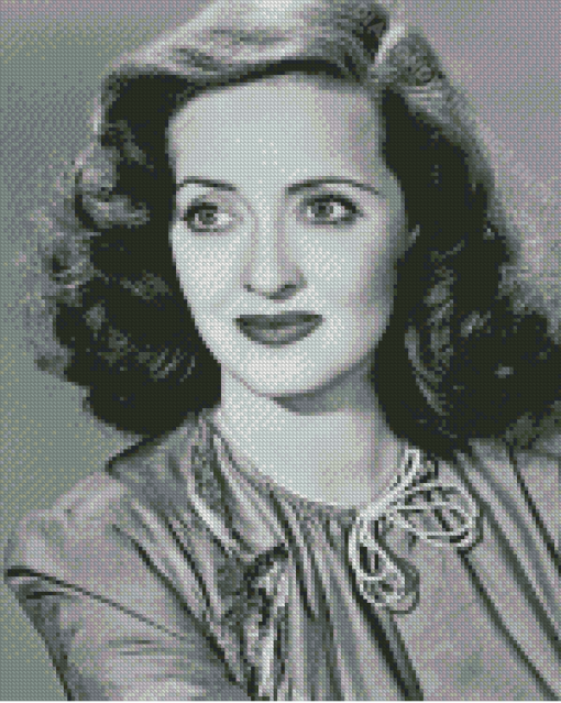 Black And White Bette Davis Diamond Paintings