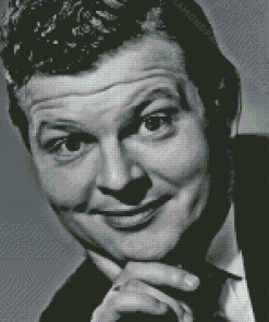 Black And White Benny Hill Actor Diamond Paintings