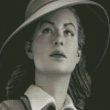 Black And White Ingrid Bergman Diamond Paintings