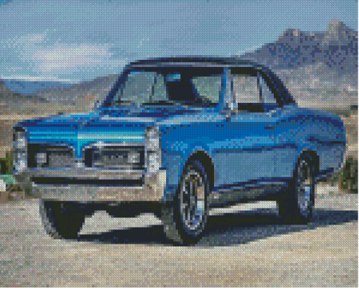 Blue 1967 GTO Diamond Paintings