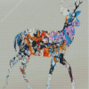Colorful Modern Deer Diamond Paintings