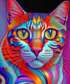 Colorful Cat Diamond Painting