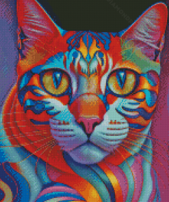 Colorful Cat Diamond Paintings