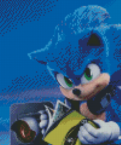 Cool Sonic The Hedgehog Diamond Paintings
