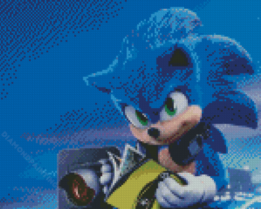 Cool Sonic The Hedgehog Diamond Paintings