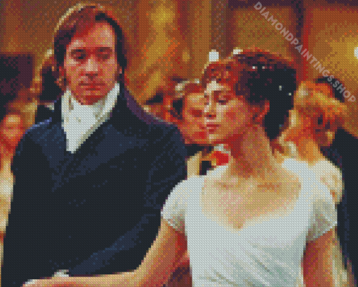 Darcy And Lizzy Movie Characters Diamond Paintings