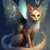 Elf Cat With Wings Diamond Painting