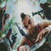 Far Cry 3 Shooter Video Game Diamond Paintings