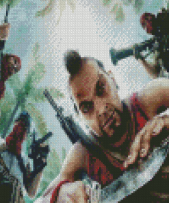 Far Cry 3 Shooter Video Game Diamond Paintings