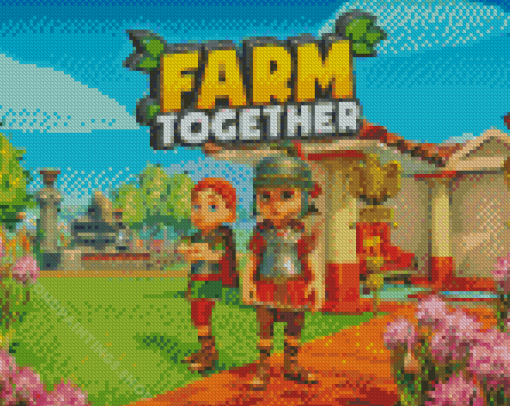 Farm Together Poster Diamond Paintings
