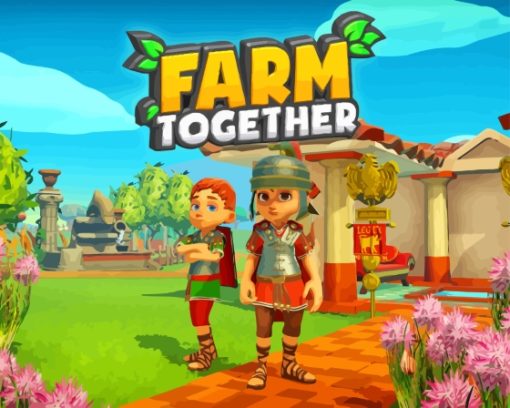 Farm Together Poster Diamond Painting