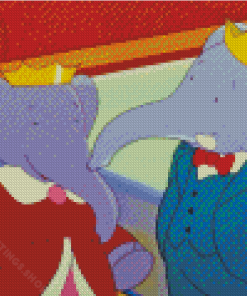 King Babar Elephant And Queen Celeste Diamond Paintings