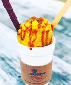 Mango Snow Cone Diamond Painting