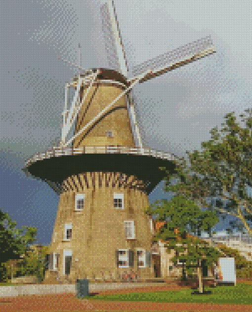 Molen De Valk Leiden City Diamond Paintings