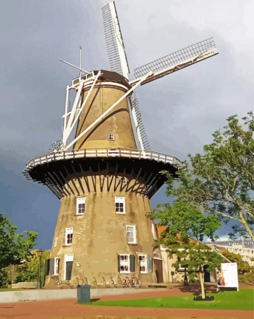 Molen De Valk Leiden City Diamond Painting