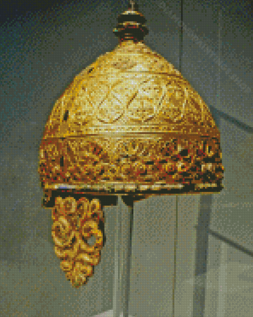 Old Gold Helmet Diamond Paintings