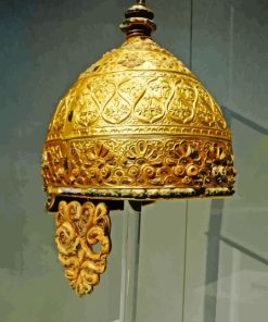 Old Gold Helmet Diamond Painting