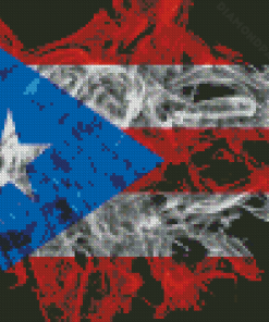 Puerto Rico Flag Diamond Paintings