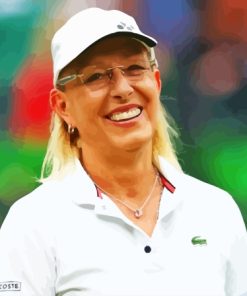 Tennis Player Martina Navratilova Diamond Painting
