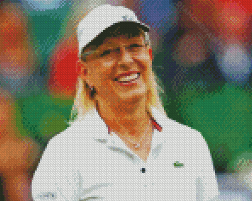 Tennis Player Martina Navratilova Diamond Paintings