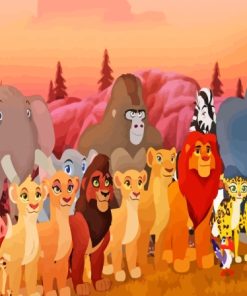 The Lion Guard Characters Diamond Painting
