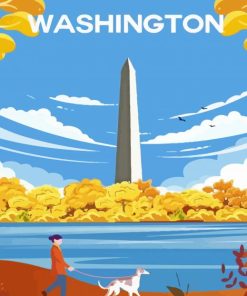 Washington Monument Poster Diamond Painting