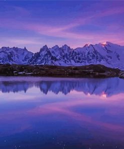 White Lake Chamonix Diamond Painting