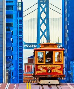 California San Francisco Tramway Diamond Painting