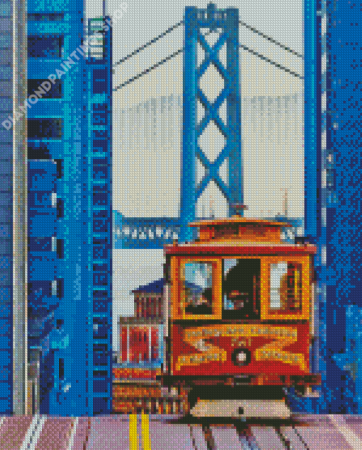 California San Francisco Tramway Diamond Paintings