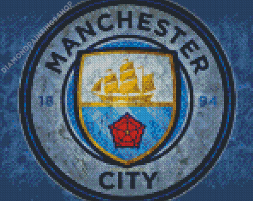 Manchester City FC Logo Art Diamond Paintings