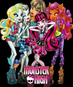 Monster High Animated Series Diamond Painting