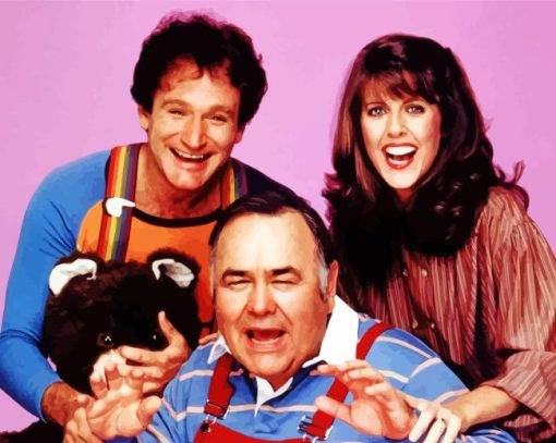 Mork And Mindy And Mearth Diamond Painting